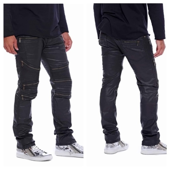 Robin’s Jean Men’s 32” The Show Black Coated Slim Jeans